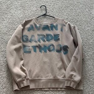 Zara Avant Garde Methods Tan Sweater